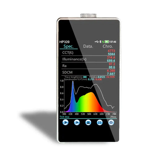 Handheld Spectral Illuminance & Color Temperature Meter