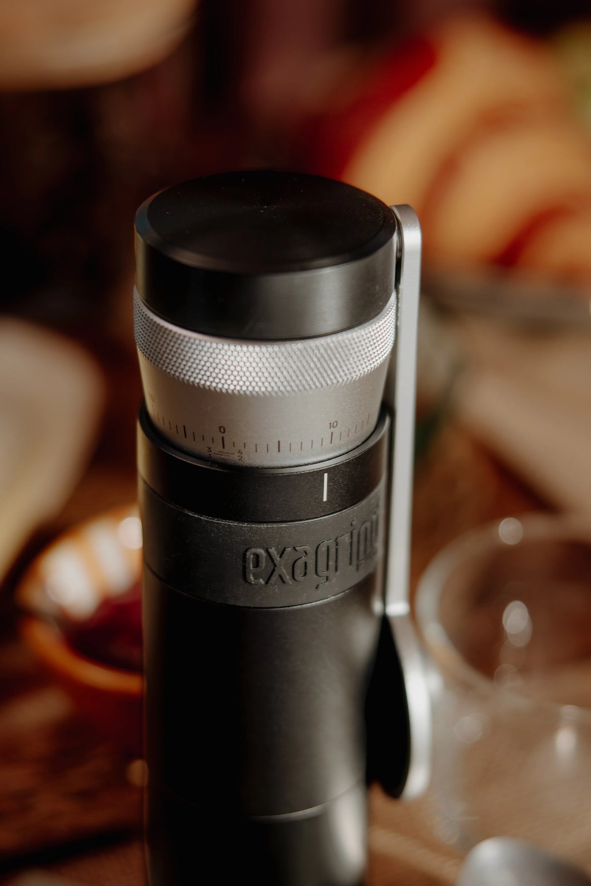 Manual Coffee Grinder with 38mm Stainless Steel Conical Burrs