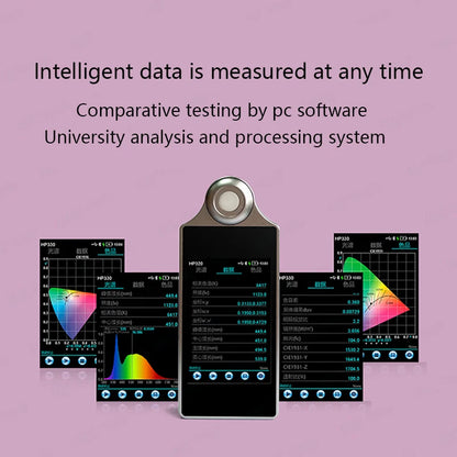 High-Precision Portable Light Spectrometer for LED Lights