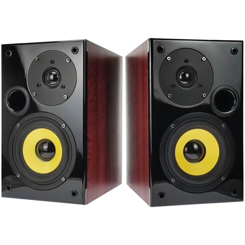 5" 8 Ohm Stereo Passive Bookshelf Speakers Pair