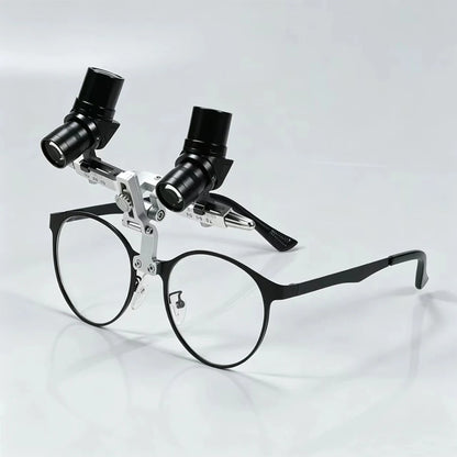 5X Dental Binocular Magnifier with Metal Frame Black