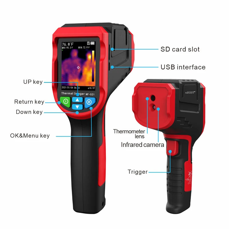 Portable Infrared Thermal Imager 340x240 Heat Detector
