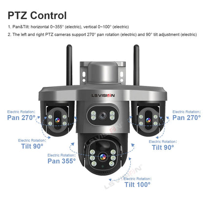 4G 15MP Solar IP Camera with AI Tracking