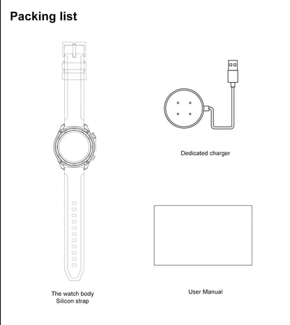 GPS Smart Watch 10ATM Waterproof Bluetooth Call