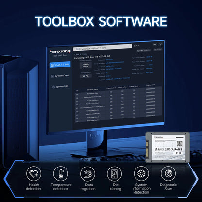 2TB 2.5" SATA SSD Up to 560MB/s Speed