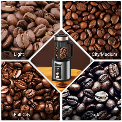 220V Electric Coffee Bean Roaster with Temperature Control