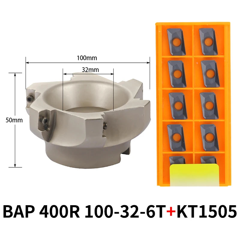 100mm Face Mill Cutter with Carbide Inserts CNC
