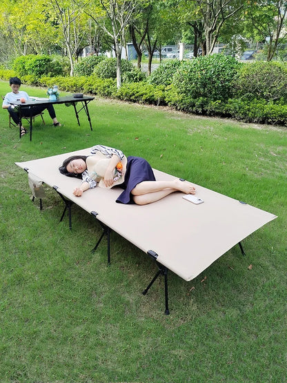 Portable Folding Camping Cot 65cm Ultralight Bed