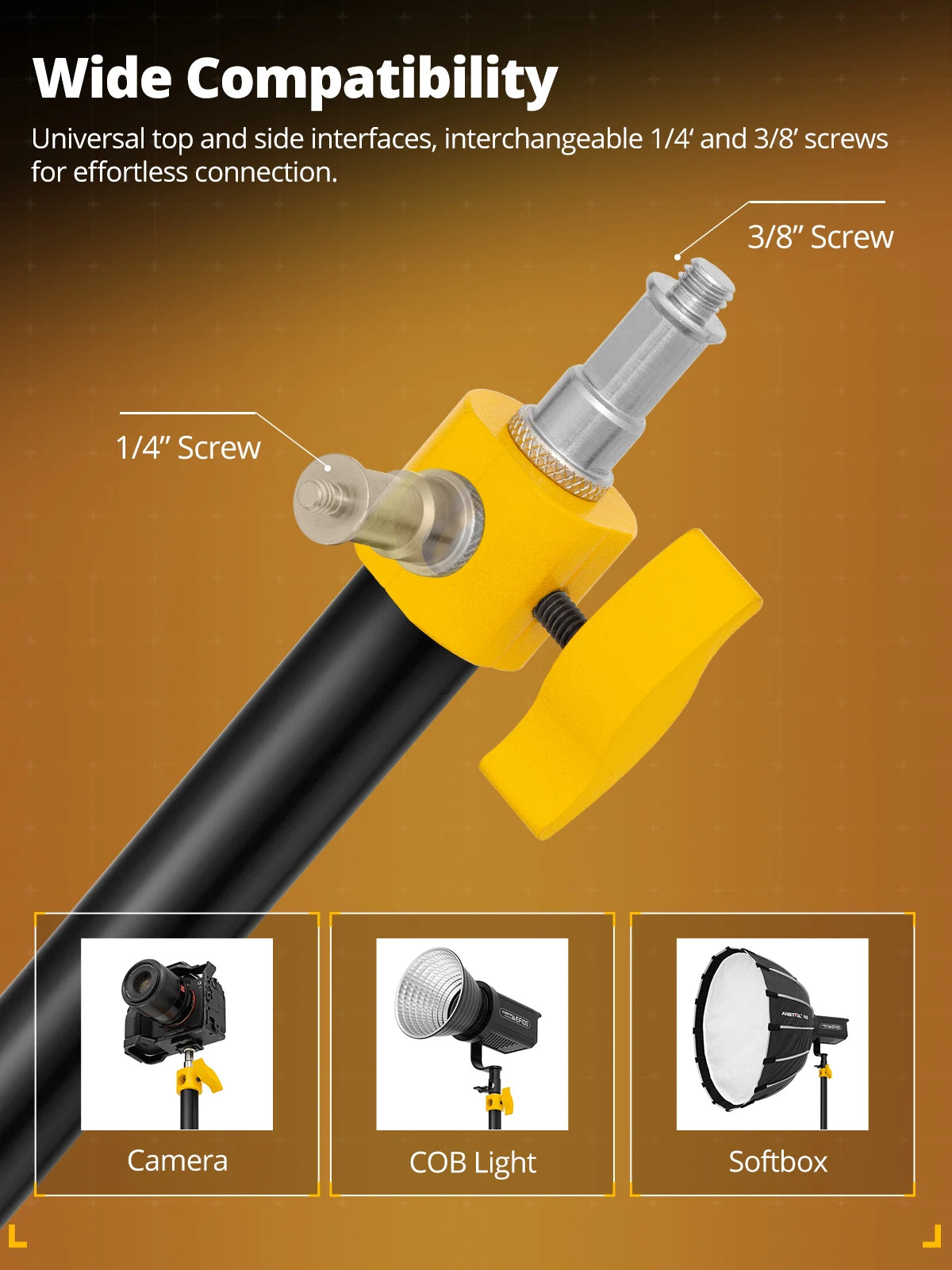 280cm Air Cushioned Light Stand 10kg Tripod