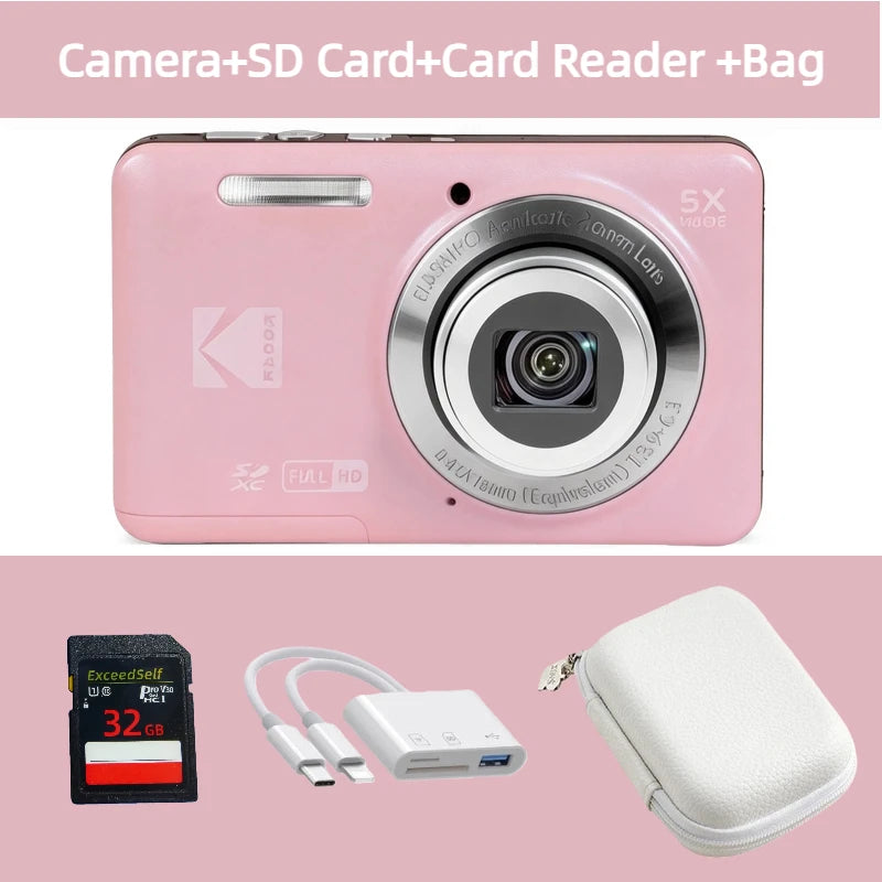 16MP Digital Camera 5X Optical Zoom 1080p Full HD Video