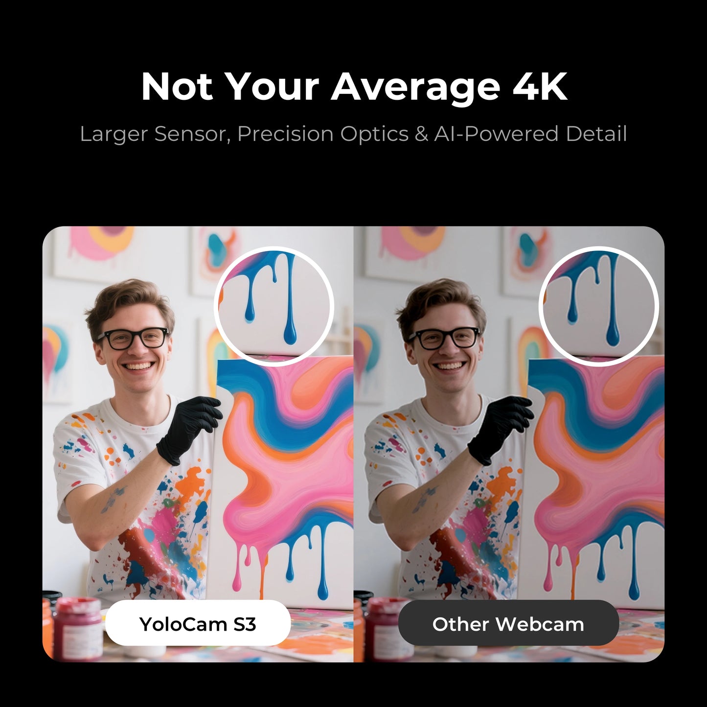 AI 4K Live Streaming Webcam HDR 1080p60