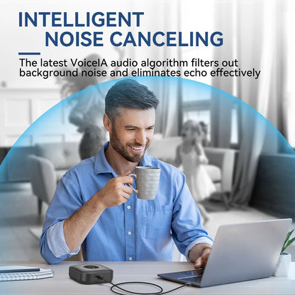360 Degree Wireless Conference Speaker with Noise Cancellation