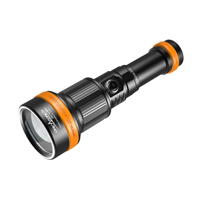 2700 Lumen Zoomable Dive Light 4 Modes Spotlight Floodlight