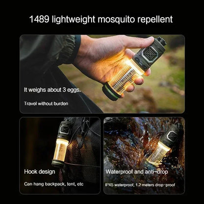 Compact Outdoor 2-in-1 Mosquito Repeller Lamp