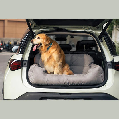 Large Dog Car Seat Bed Travel Booster 95cm Dark Blue