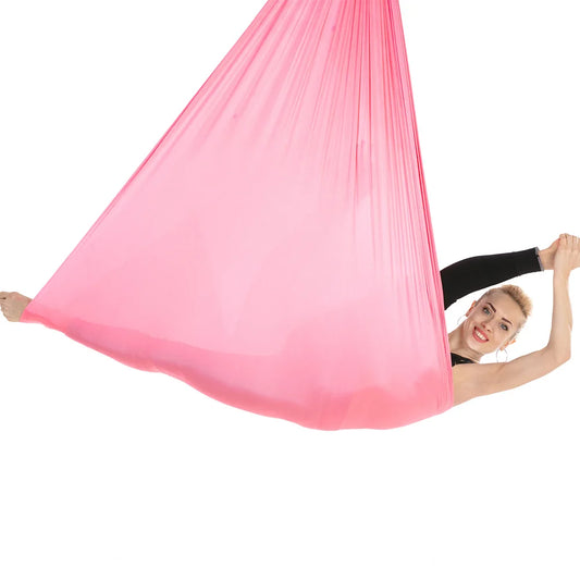 7×2.8m Pink Aerial Yoga Hammock Swing for Pilates
