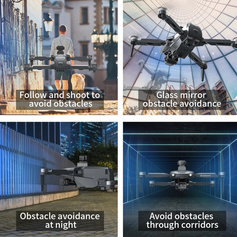 4K GPS Drone Max Dual Camera Obstacle Avoidance L600 PRO MAX
