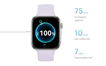 Smart Fitness Watch AMOLED Bluetooth Call Purple