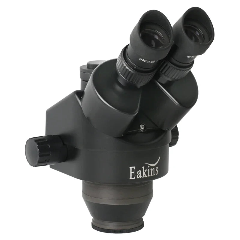 7X-45X Continuous Zoom Trinocular Microscope Head with 25mm Mount