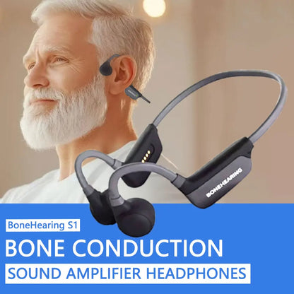 Wireless Bone Conduction Headphones for Seniors and Hearing Aid