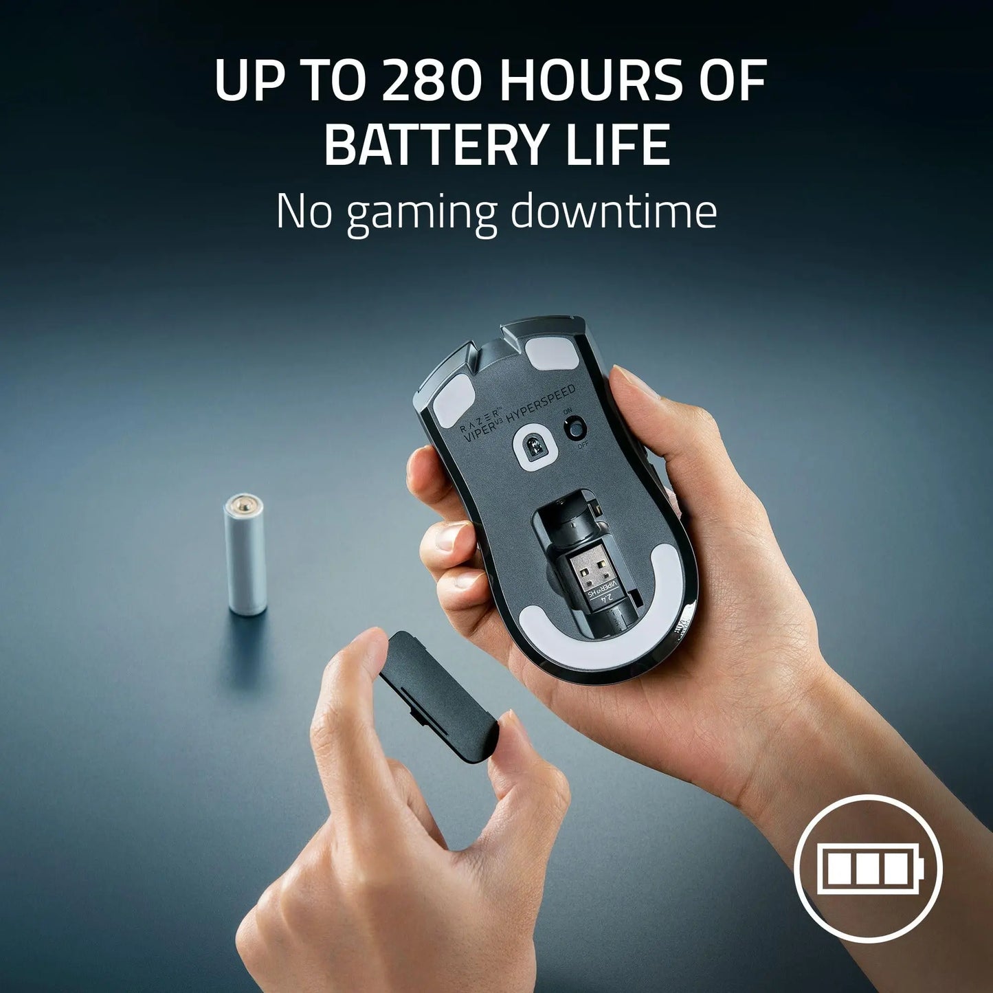 Wireless Esports Gaming Mouse 30000 DPI 8 Buttons