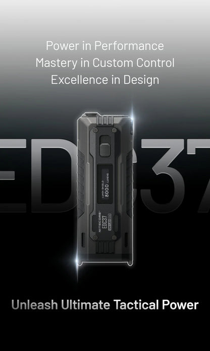 Ultra-Bright EDC37 8000LM Flashlight
