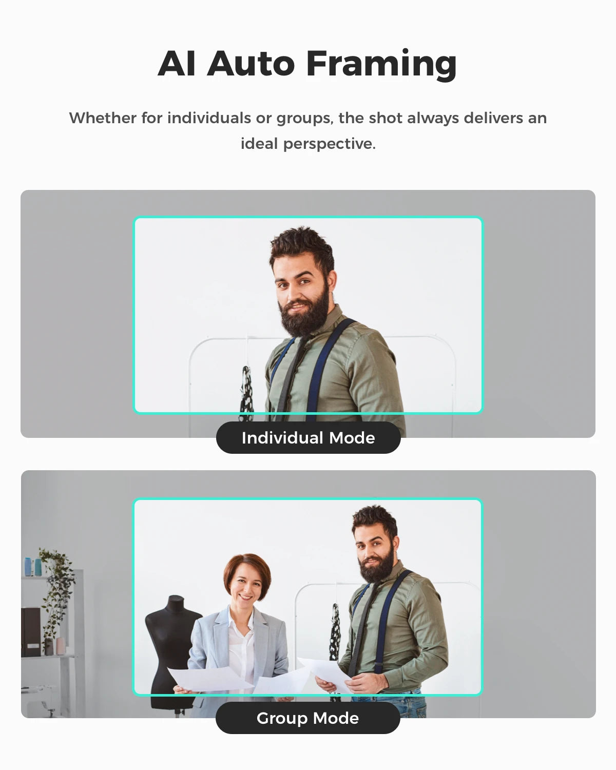 Full HD Smart Webcam with AI Framing