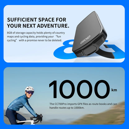 2.8” GPS Bike Computer with Global Map Navigation