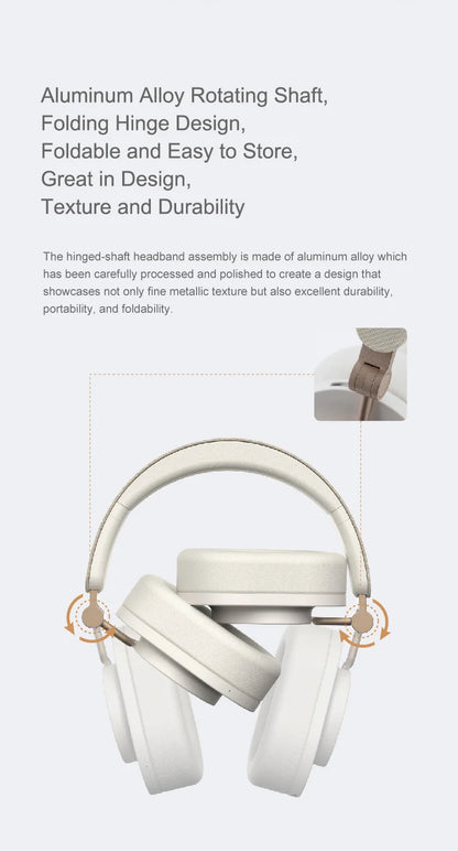 Cordless Bluetooth 5.4 LDAC ANC Headset Gray