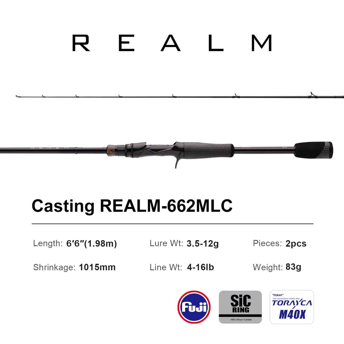 Smooth Casting Medium-Light Rod with SIC Guides