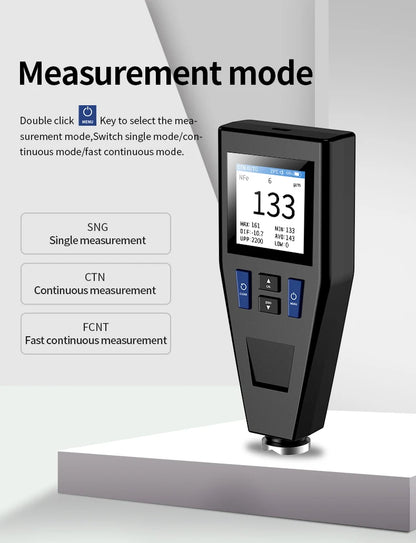 Portable Digital Paint Gauge for Car Surface Measurement