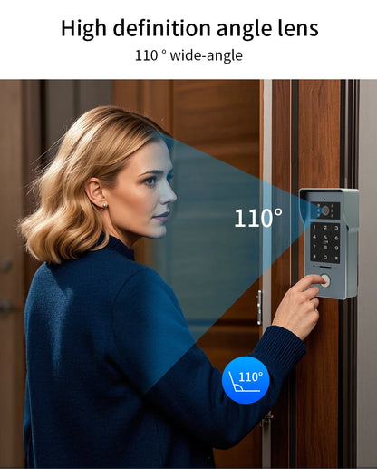 Wi-Fi Video Intercom 7" Display with RFID System