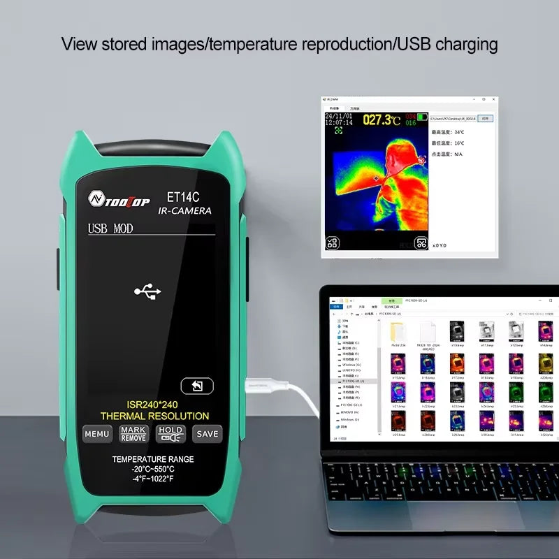 Handheld Infrared Thermography Camera Kit with Macro Lens