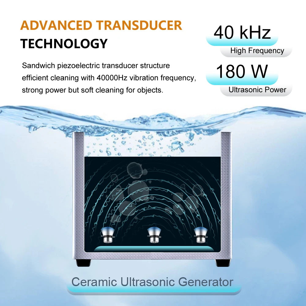 6L Ultrasonic Vinyl Record Cleaner 2RPM Label Saver
