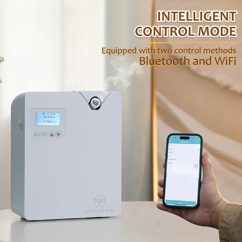 Smart Home Aromatherapy Scent Air Machine Bluetooth WiFi White