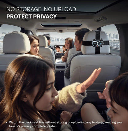 Smart Rear Seat Monitoring Camera with Wireless Car Play