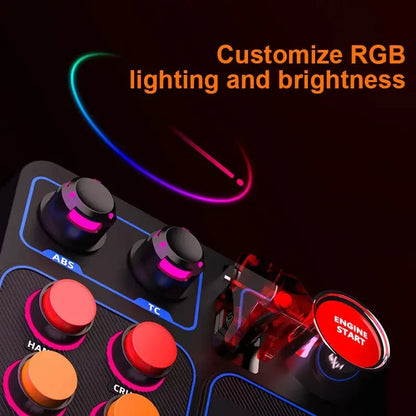 PXN Racing Simulator Control Box with RGB Lighting
