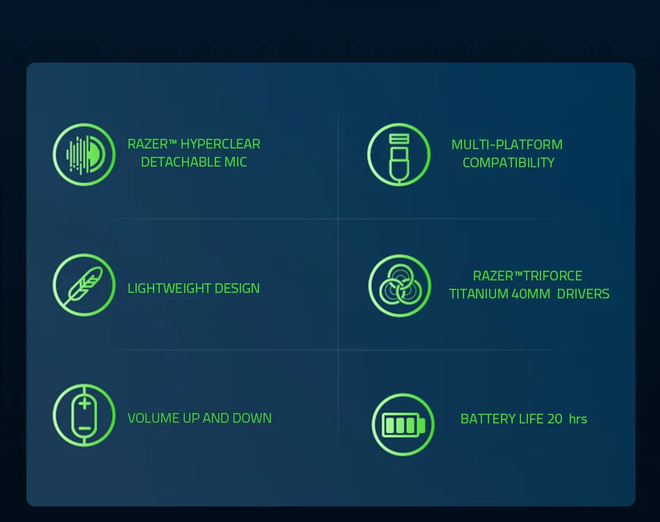 USB-C Wireless Gamer Headset Black with Microphone