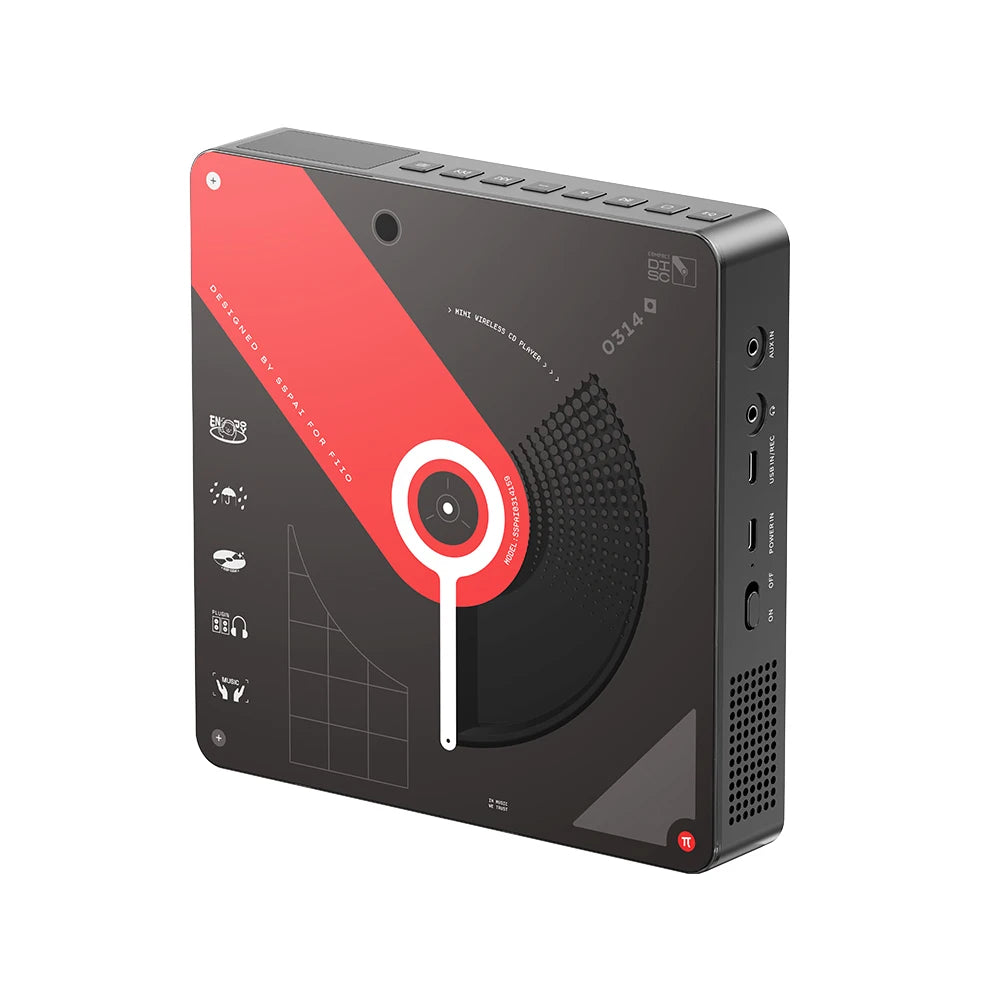 Portable CD Player with Bluetooth Speaker & FM Radio
