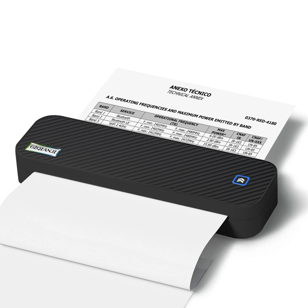 Portable A4 Bluetooth Thermal Printer for Documents