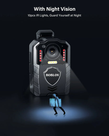 1080p Body Camera with Night Vision and 13H Recording