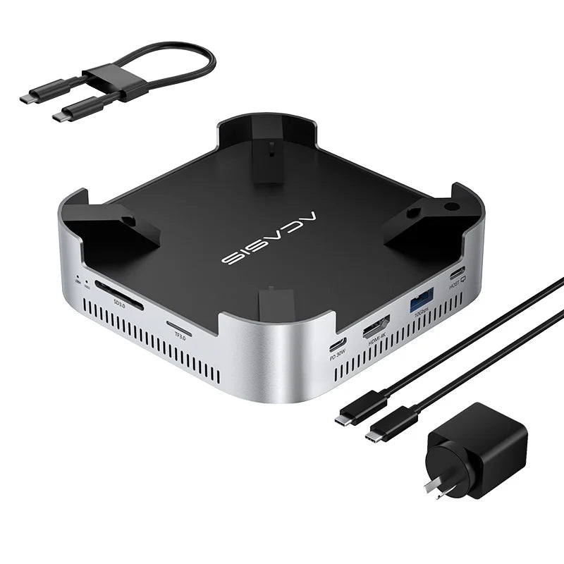 Dual-Bay M.2 NVMe SSD Dock with 4K HDMI