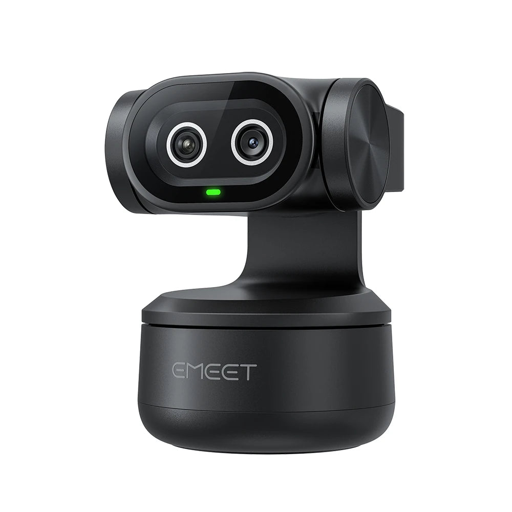 4K Dual-Camera AI Tracking Webcam with Autofocus
