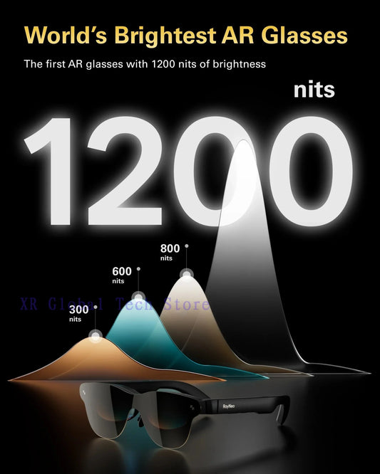 Portable AR Glasses 4m 135" Screen 120Hz