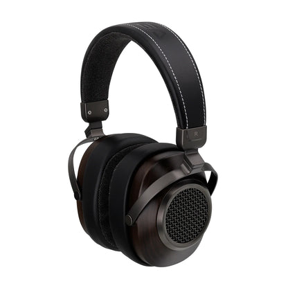 High-Fidelity Open-Back Wooden Headphones 50mm Dynamic Driver