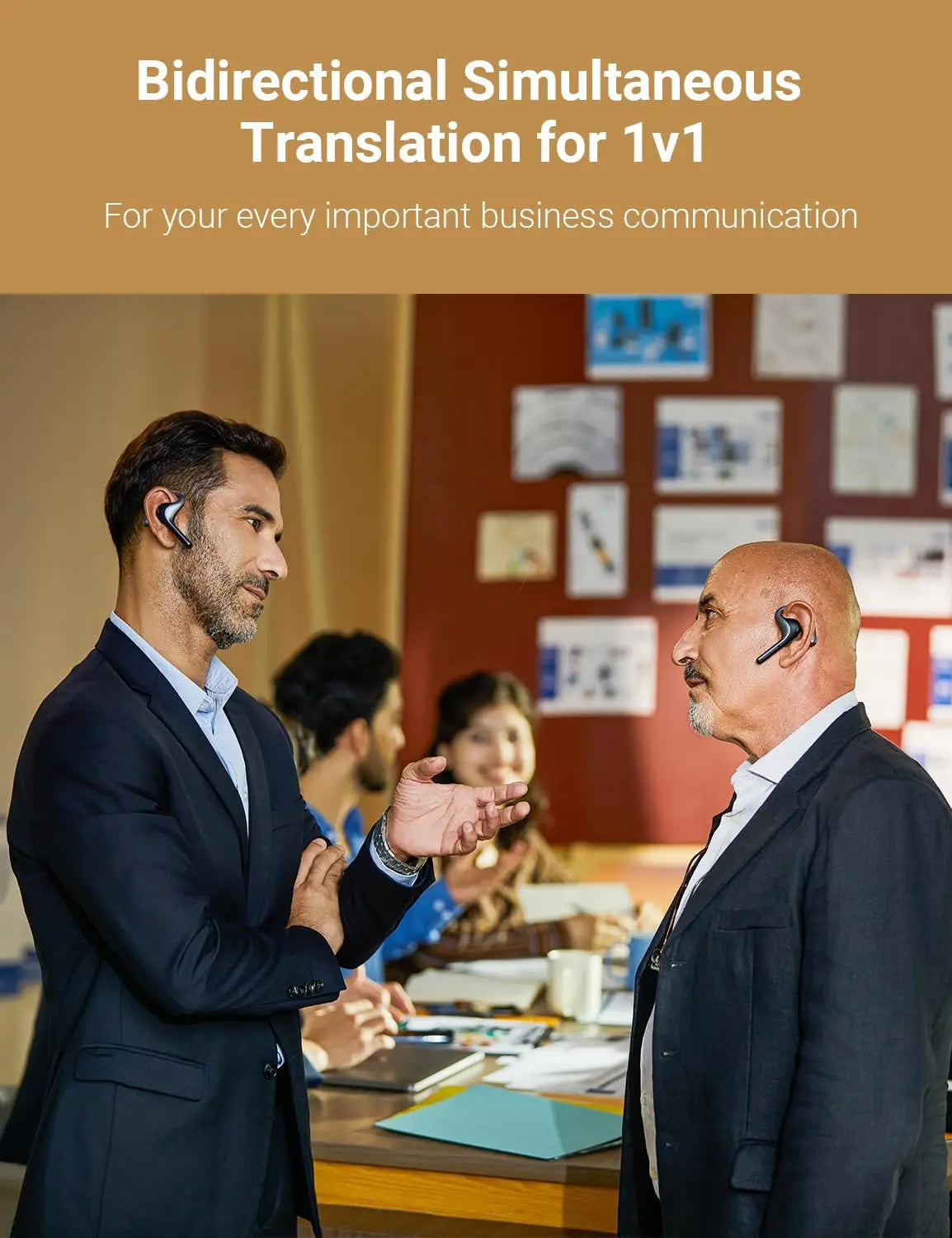 AI Translation Earbuds with Real-Time Bidirectional Interpreter