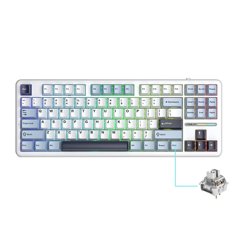 Star Trek Gasket-Mount 87-Key Rechargeable Tri-Mode Keyboard
