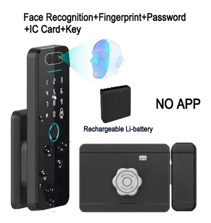Smart Door Lock with Face and Fingerprint Recognition