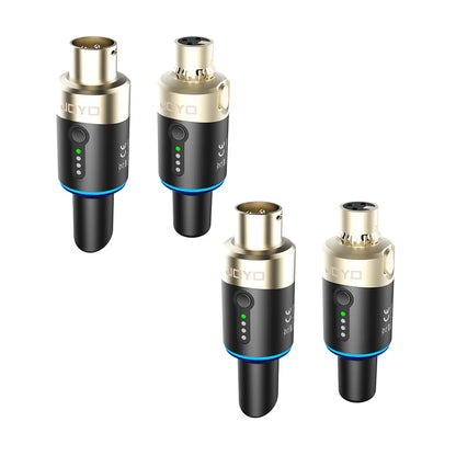 Wireless Mic System with 4 Switchable Channels and Receiver