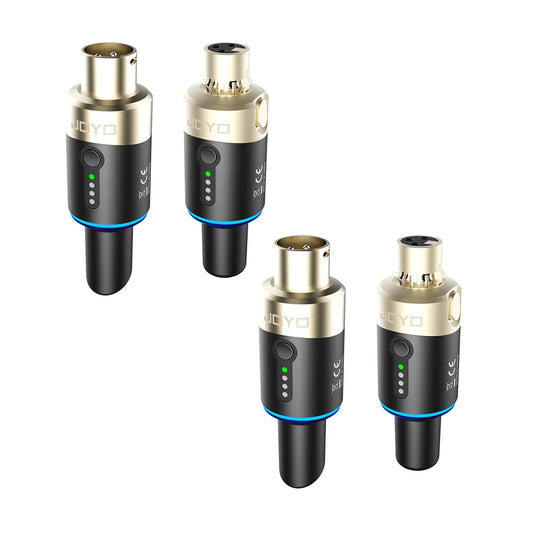 Wireless Mic System with 4 Switchable Channels and Receiver